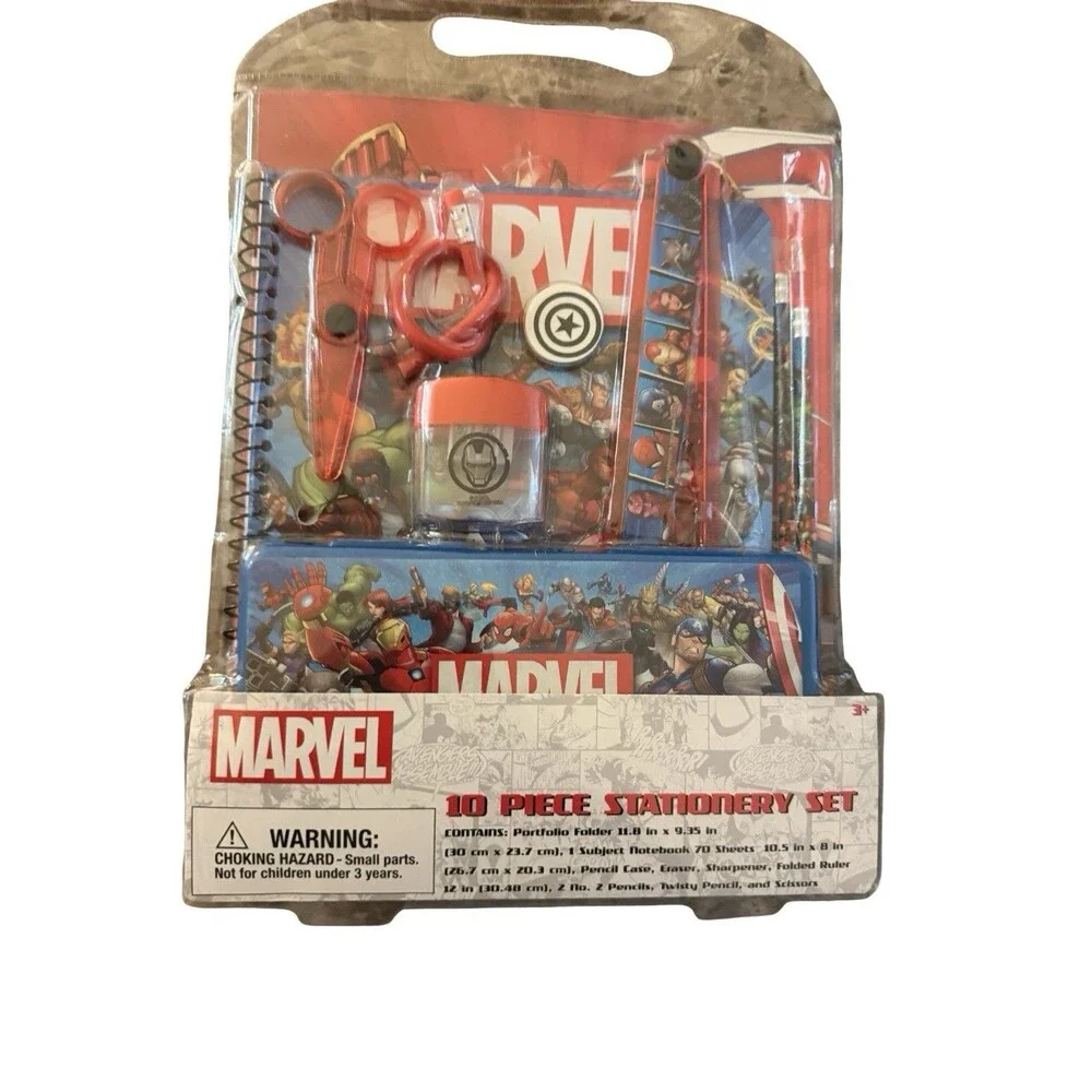 Marvel Avengers Guardians 10 Piece Stationery School Supply Set NEW